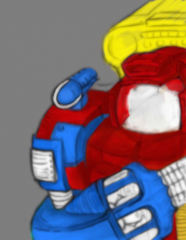 Creation of The Monkey Rebel: Step 4